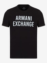 Armani Exchange Schwarzes Armani Exchange-T-Shirt für Herren