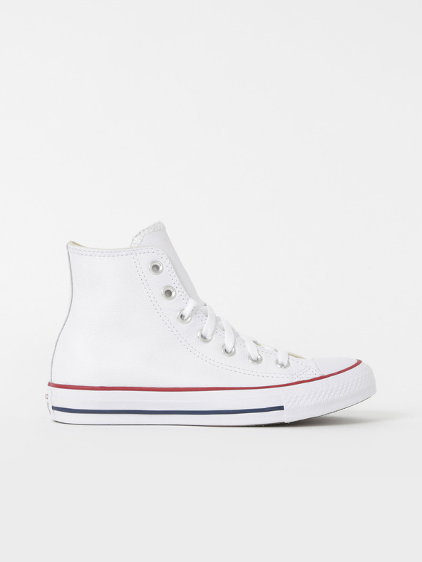Converse Weiß Knöchel Leder Turnschuhe Converse Chuck Taylor All Star Leder