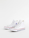 Converse Weiß Knöchel Leder Turnschuhe Converse Chuck Taylor All Star Leder