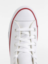 Converse Weiß Knöchel Leder Turnschuhe Converse Chuck Taylor All Star Leder