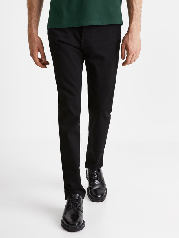 Celio Schwarze Herren Jeans Celio Straight Fit