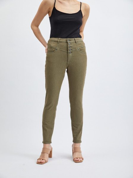 Orsay Khaki Damen Skinny Fit Jeans ORSAY