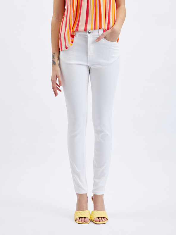 Orsay Weiße Skinny Fit Jeans für Damen ORSAY