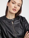 Orsay Schwarze Damen Kunstlederjacke ORSAY