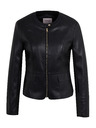 Orsay Schwarze Damen Kunstlederjacke ORSAY