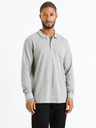 Celio Hellgraues Herren-Poloshirt Celio Decoml