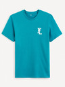 Celio Blaues Herren-T-Shirt Celio Gexflov
