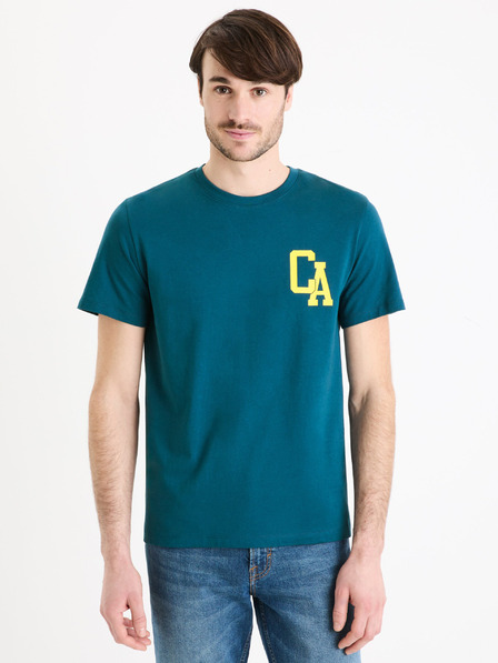 Celio Herren-T-Shirt Petrol Celio Gexflov