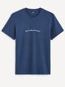 Celio Dunkelblaues Herren-T-Shirt Celio Gexhand