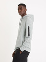 Celio Hellgraues Herren-Sweatshirt Celio Geyokecap