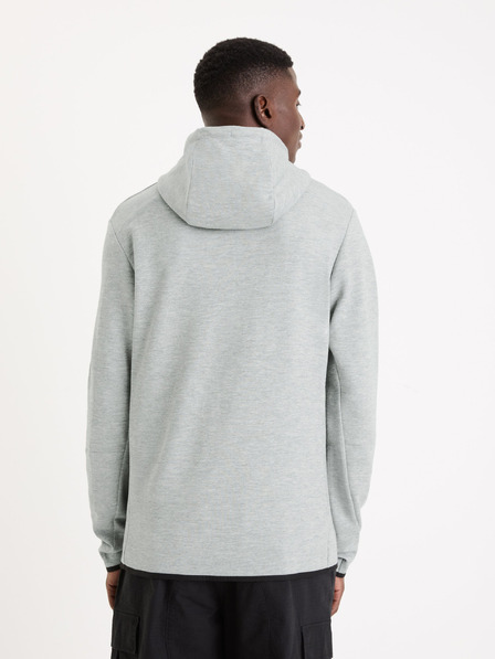 Celio Hellgraues Herren-Sweatshirt Celio Geyokecap