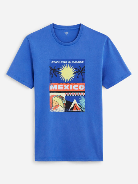Celio Blaues Herrenhemd Celio Dexico