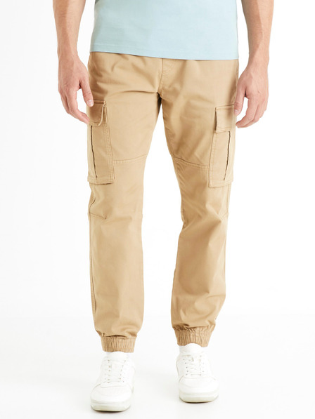 Celio Beige Herren-Cargo-Hose Celio Docar