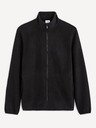 Celio Schwarzer Herren-Fleece-Kapuzenpullover Celio Cepolaire