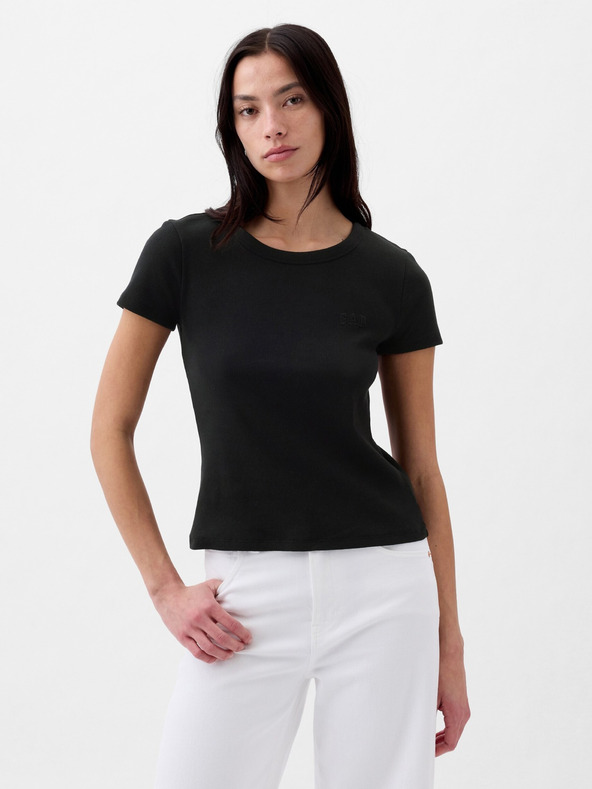 GAP Rippen-T-Shirt mit Logo GAP