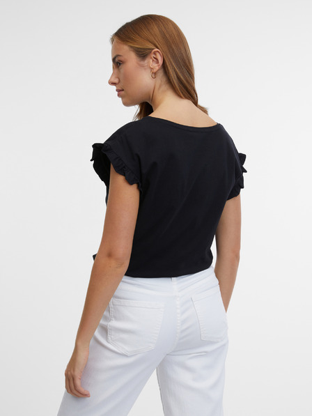 Orsay Schwarzes Damen-T-Shirt ORSAY