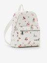 Desigual Weißer geblümter Damenrucksack Desigual Delirium Mombasa Mini