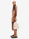 Desigual Weißer geblümter Damenrucksack Desigual Delirium Mombasa Mini