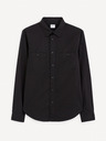 Celio Schwarzes Herrenhemd Celio Gagusti2