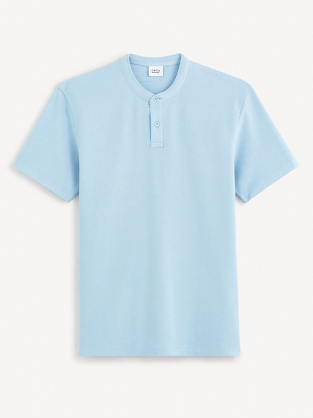 Celio Hellblaues Herren-Poloshirt Basic Celio Gesohel