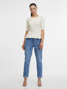 Orsay Cremefarbenes Damen-T-Shirt ORSAY