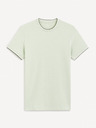 Celio Mentholfarbenes Herren-Basic-T-Shirt Celio Geteraye