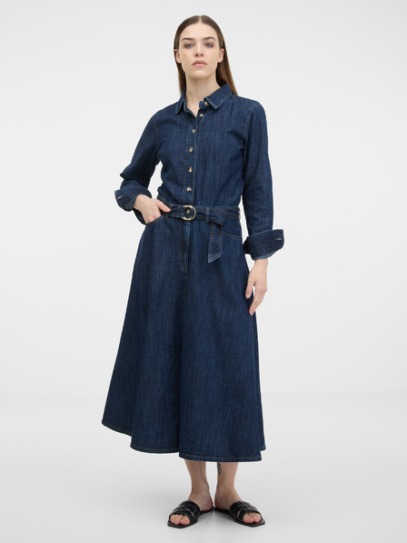 Orsay Dunkelblau Damen Blusenkleid von ORSAY