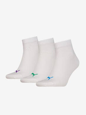 Puma Quarter Plain Socken 3 Paar