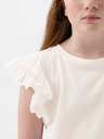 GAP Kinder-T-Shirt mit Rüschen GAP