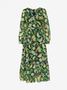 Orsay Schwarz-gelbes gemustertes Maxi-Kleid für Damen ORSAY