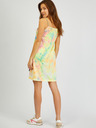 Sam 73 Grün und gelb gemustertes Damen-Sommerkleid SAM73 Diops