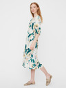 Vero Moda Cremefarbener geblümter Wickel-Midi VERO MODA Oline
