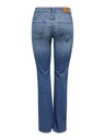 ONLY Blaue Damen Bootcut-Jeans ONLY Everly