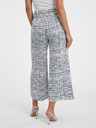 Orsay Blau und cremefarbene Damen-Tweed-Culottes ORSAY