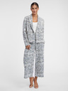 Orsay Blau und cremefarbene Damen-Tweed-Culottes ORSAY