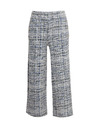 Orsay Blau und cremefarbene Damen-Tweed-Culottes ORSAY