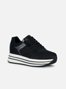 Geox Schwarz Damen Geox Kency Turnschuhe