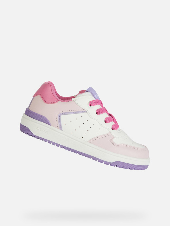 Geox Weiße Mädchen Turnschuhe Geox Washiba