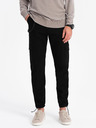 Ombre Clothing Schwarze Herren-Cargohosen Ombre Clothing