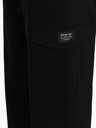 Ombre Clothing Schwarze Herren-Cargohosen Ombre Clothing