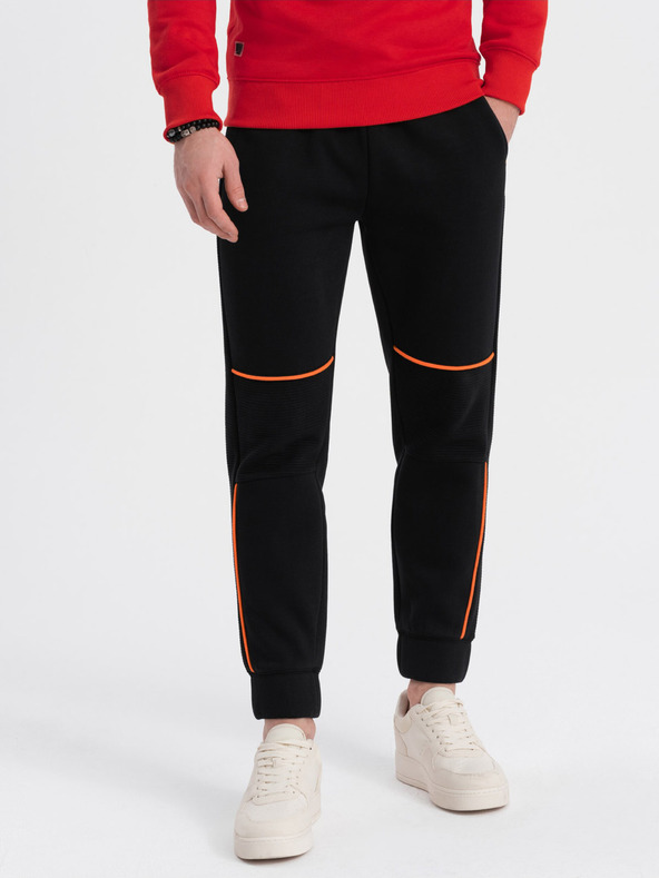 Ombre Clothing Schwarze Herren-Trainingshose Ombre Clothing