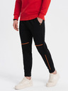 Ombre Clothing Schwarze Herren-Trainingshose Ombre Clothing