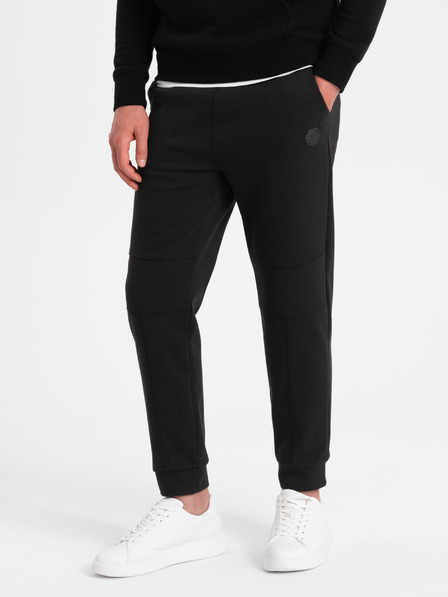 Ombre Clothing Schwarze Herren-Trainingshose Ombre Clothing