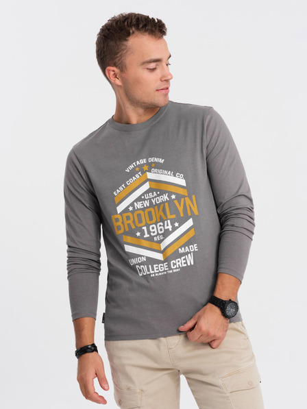 Ombre Clothing Grau Herren T-Shirt Ombre Kleidung