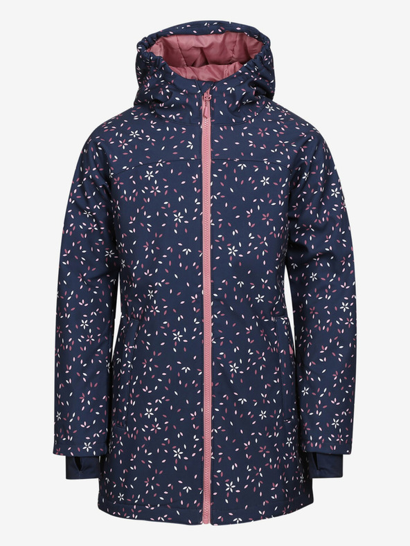 ALPINE PRO Dunkelblauer Mädchen-Softshell-Mantel ALPINE PRO Ilemo