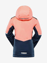 ALPINE PRO Orangefarbene Kinder-Skijacke mit PTX ALPINE PRO Zaribo-Membran