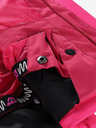 ALPINE PRO Dunkelrosa Mädchen-Skijacke mit Membrane PTX ALPINE PRO Zaribo