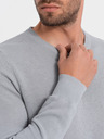 Ombre Clothing Hellgrauer Herren Pullover Ombre Kleidung