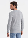 Ombre Clothing Hellgrauer Herren Pullover Ombre Kleidung