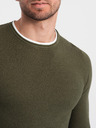 Ombre Clothing Khaki Herren Pullover Ombre Kleidung